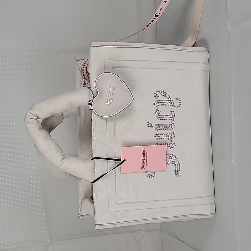 Juicy Couture White Angel Extra Spender Tote